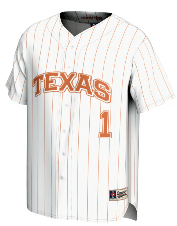 Texas Longhorns Baseball Jerseys and Texas NIL Player Jerseys