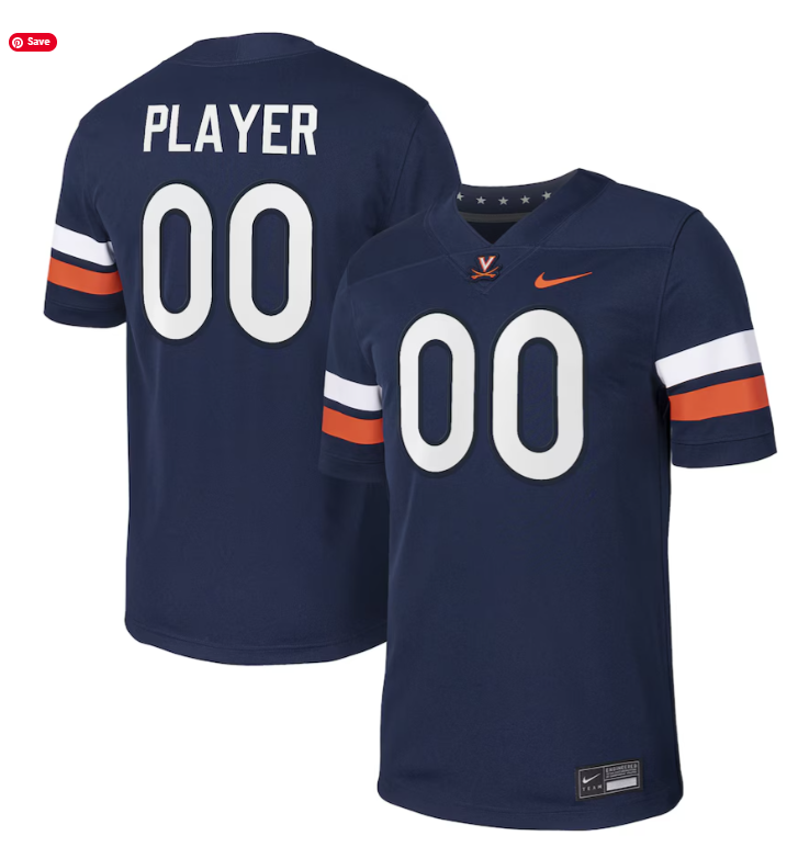 UVA Custom NIL Football Jersey