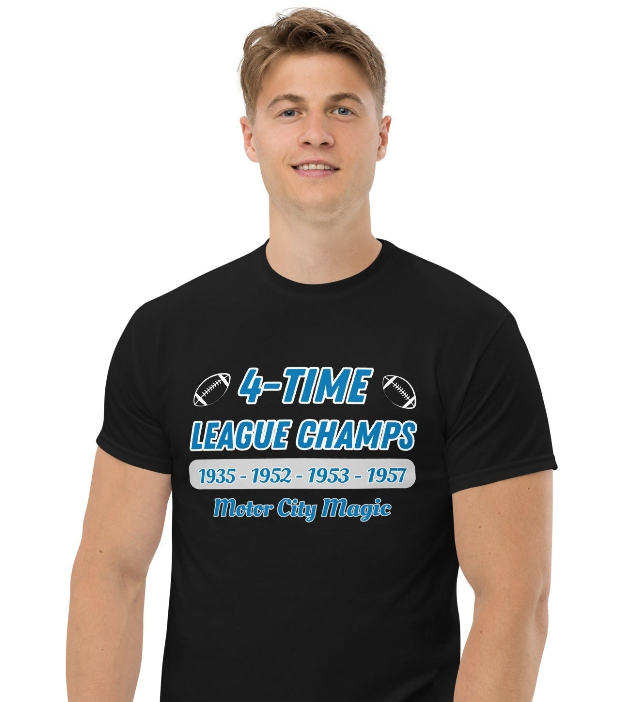 Detroit Lions Champions T-Shirts and Gear