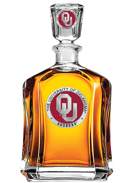 College Whiskey Decanters