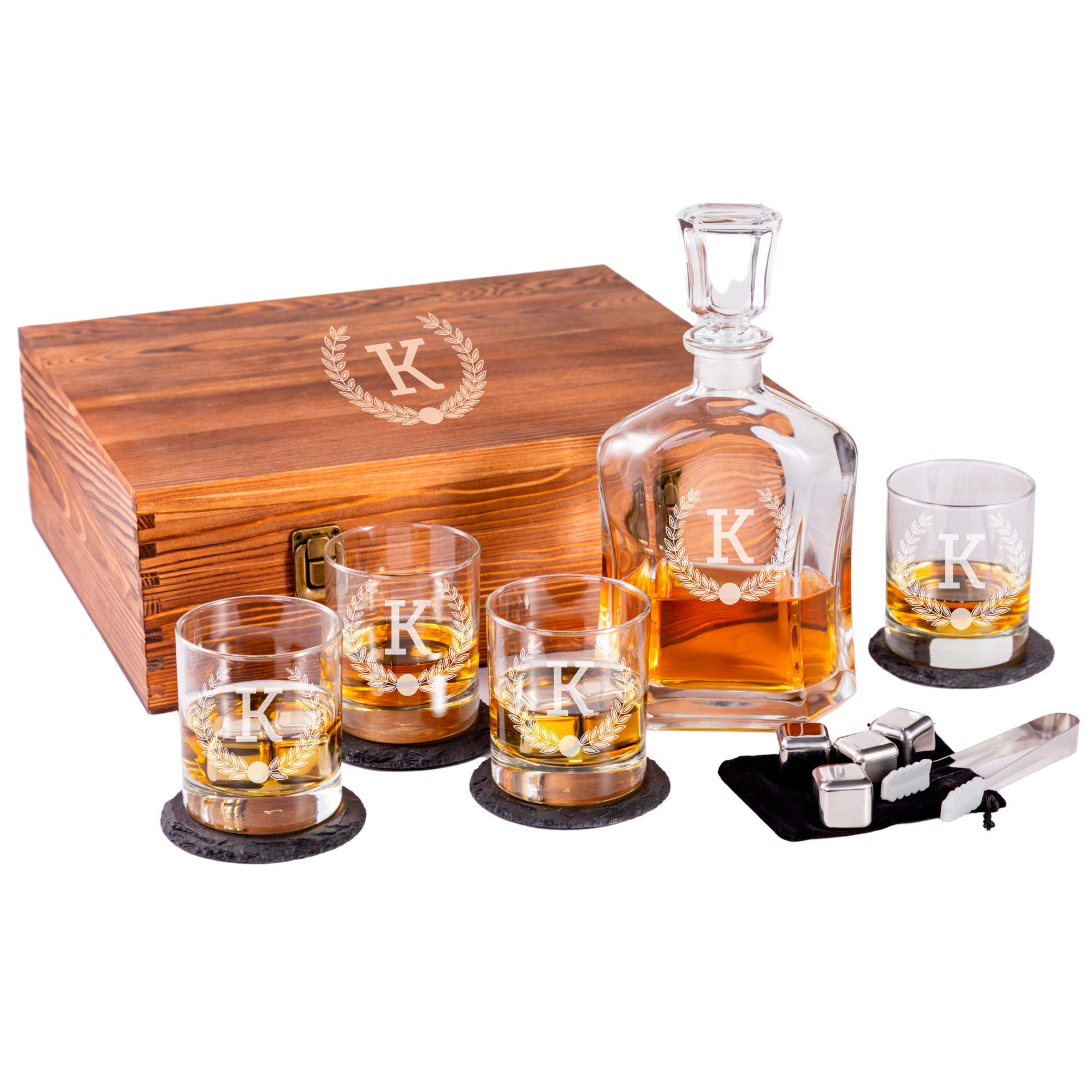 Personalized Whiskey Decanter Set