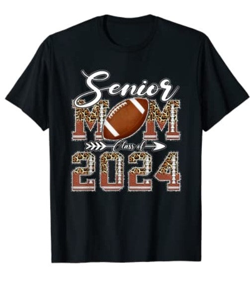 Senior Football Mom T-Shirt