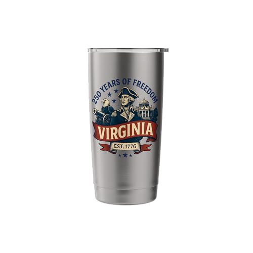 Virginia America 250 Years of Freedom Stainless Steel Insulated Tumbler