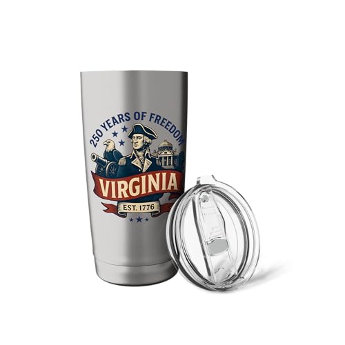Virginia America 250 Years of Freedom Stainless Steel Insulated Tumbler