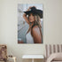 Ella Langley Poster With White Tank and Black Hat