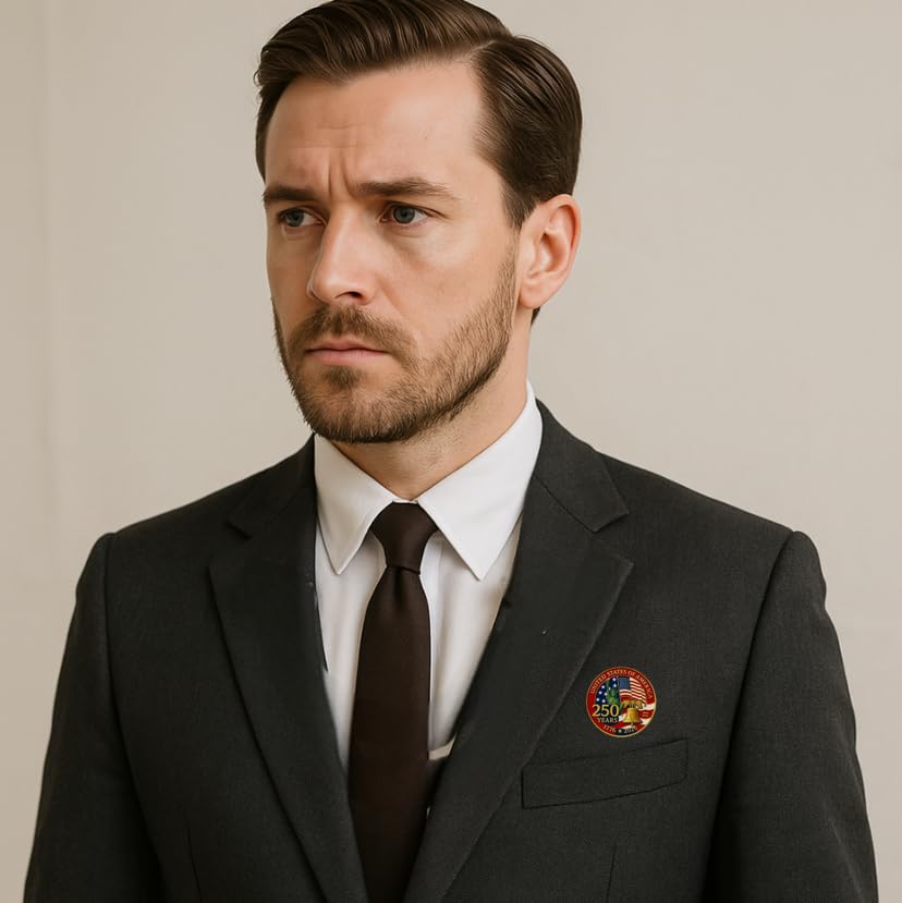 America 250th Anniversary Lapel Pins Featuring Liberty Bell