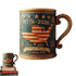 America 250th Anniversary Mug Featuring American Eagle and Flag