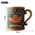 America 250th Anniversary Mug Featuring American Eagle and Flag