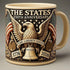 America 250th Anniversary Mug Featuring American Eagle and Flag
