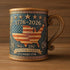 America 250th Anniversary Mug Featuring American Eagle and Flag
