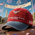 America 250th Anniversary Hat With Words Independence, Freedom and Democracy