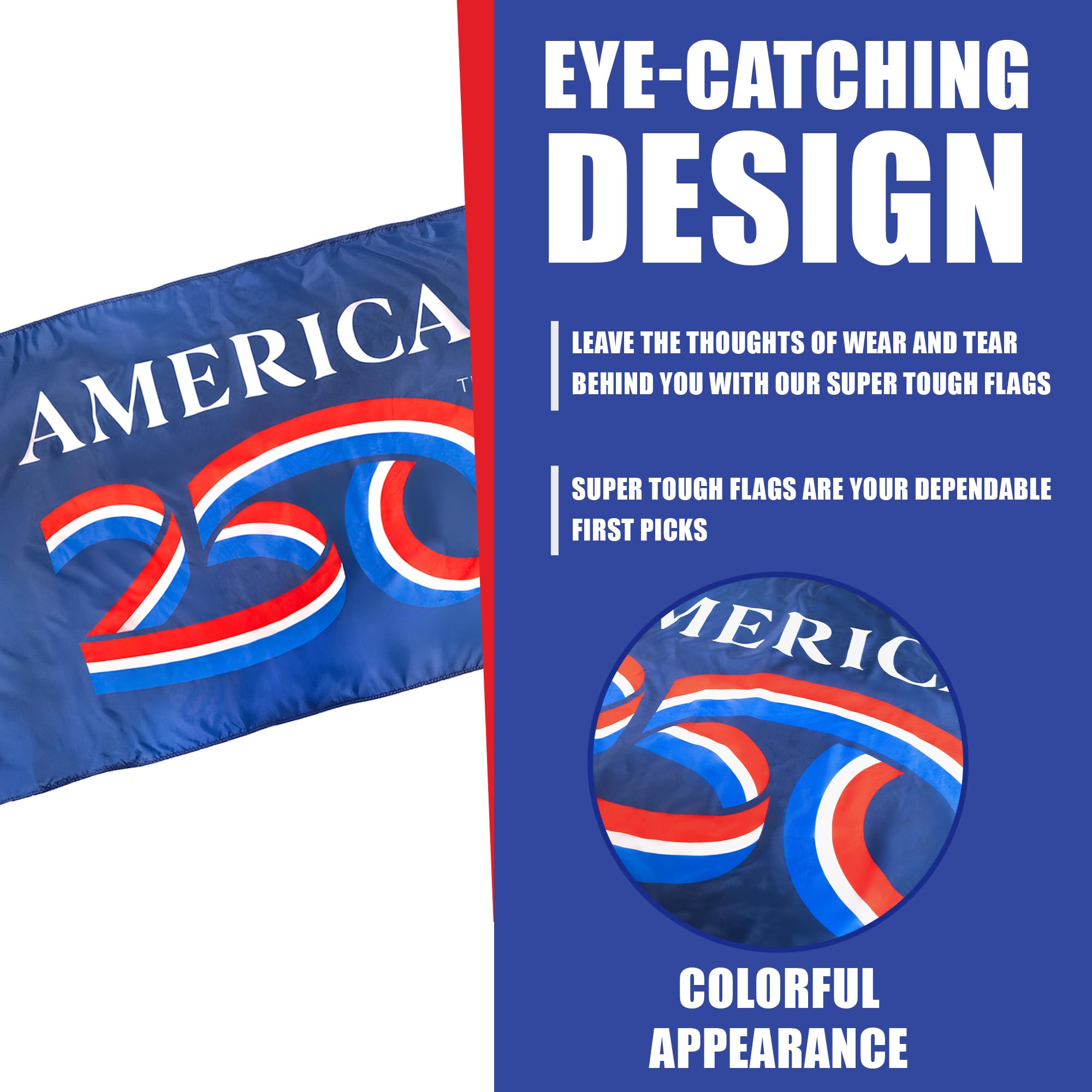 America 250 Anniversary 3 x 5 Flag