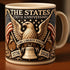 America 250th Anniversary Mug Featuring American Flag, Eagle and More
