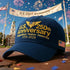America 250th Anniversary Hat With Words Independence, Freedom and Democracy