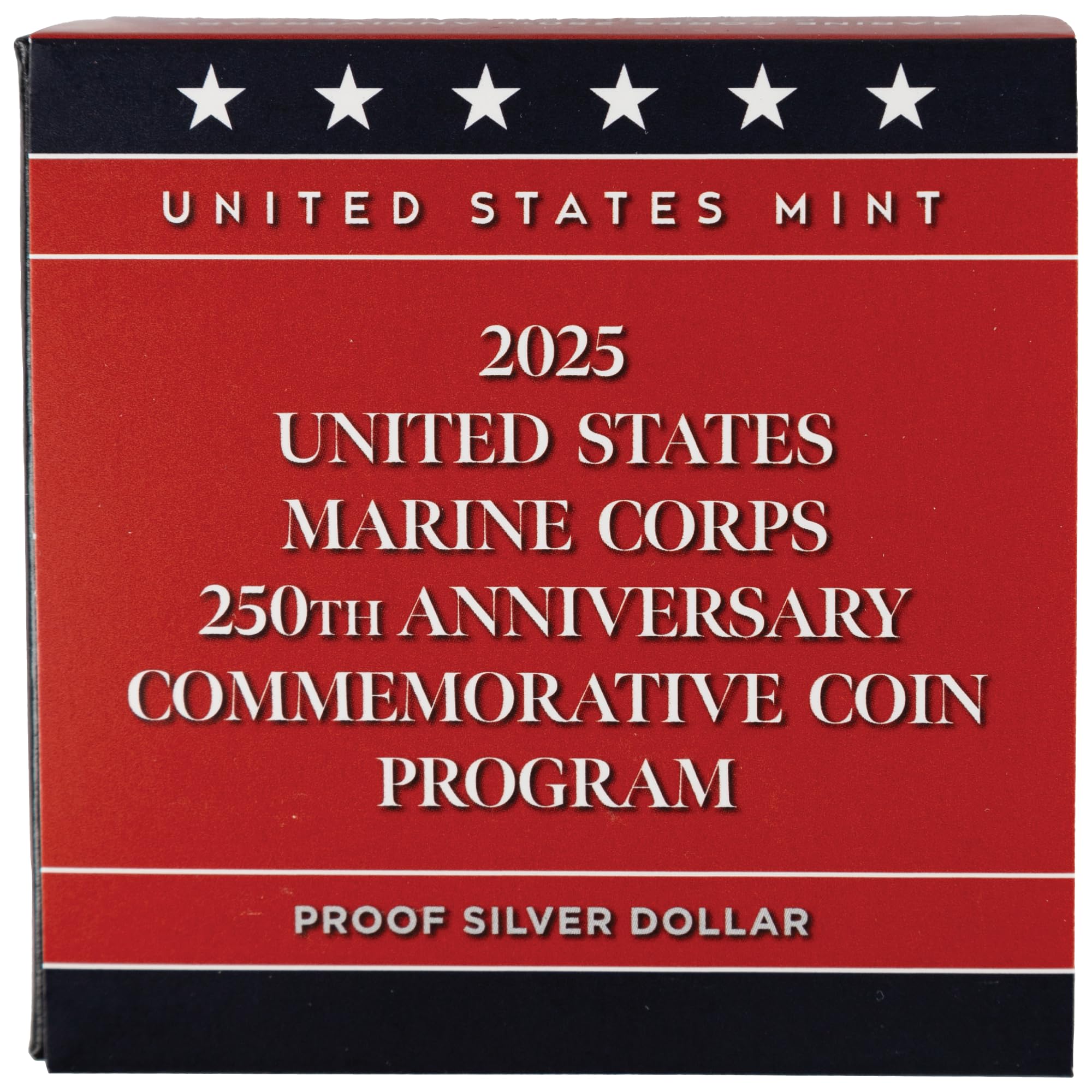 U.S. Marines 250th Anniversary Collectible Silver Dollar