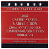 U.S. Marines 250th Anniversary Collectible Silver Dollar