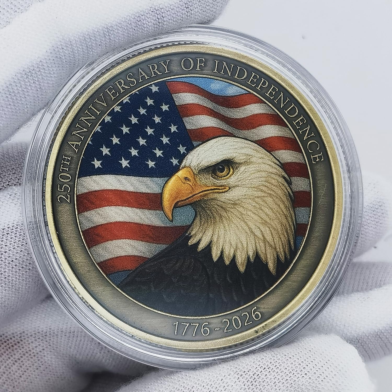 America 250th Anniversary Coin Featuring Declaration of Independence