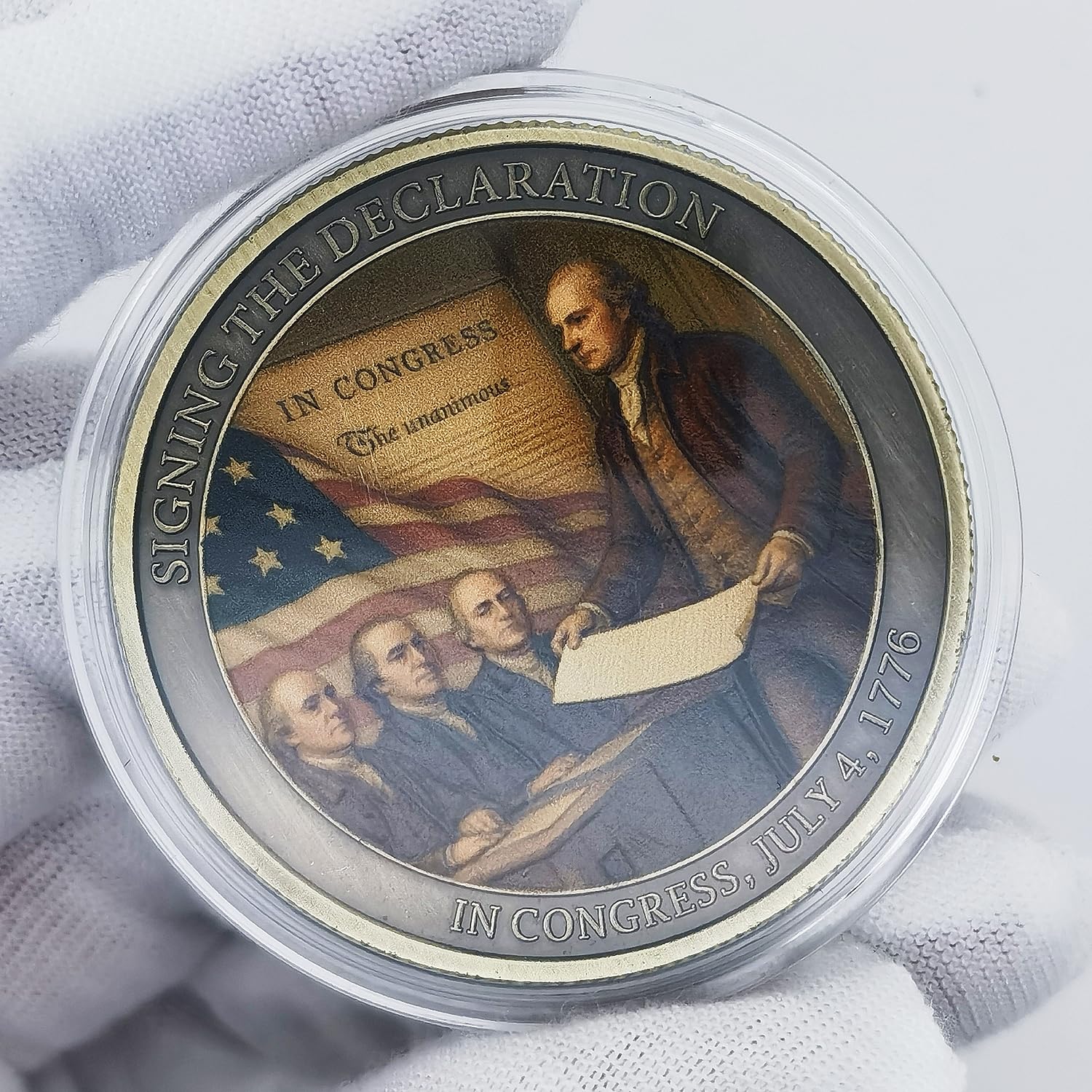 America 250th Anniversary Coin Featuring Declaration of Independence