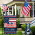 America 250 Double-Sided Garden Flag for the Semiquincentennial