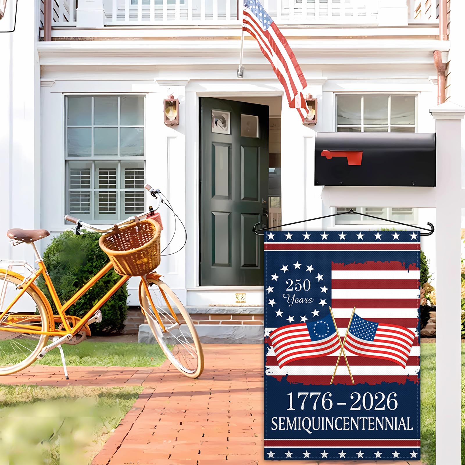 America 250 Double-Sided Garden Flag for the Semiquincentennial