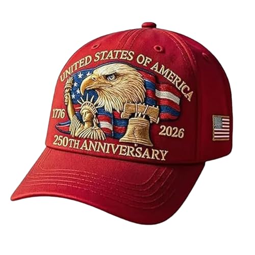 America 250th Anniversary Hat With Eagle and Liberty Bell