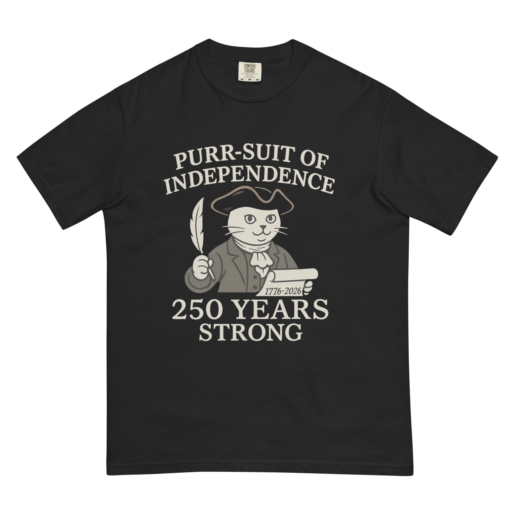 Patriotic Cat America 250th Anniversary T-shirt 
