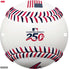 Atlanta Braves America 250 Baseball With American Flag