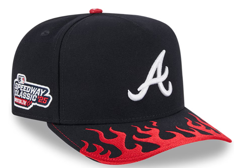 Atlanta Braves 2025 MLB Speedway Classic Fitted Hat