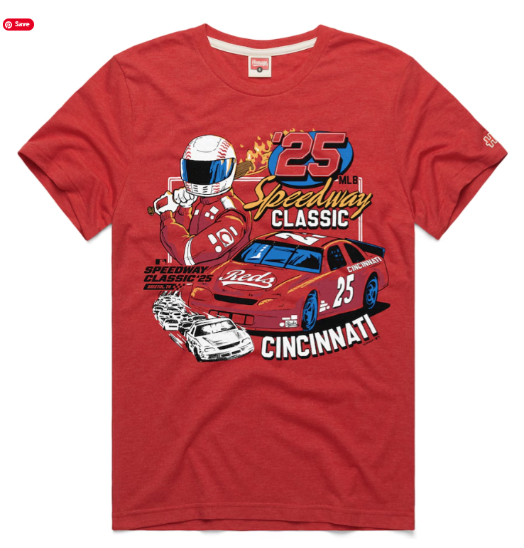 Cincinnati Reds Speedway Classic T-Shirt