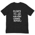 This Football and Cheer Mom Shirt features Cleats, Pom Poms and Chaos
