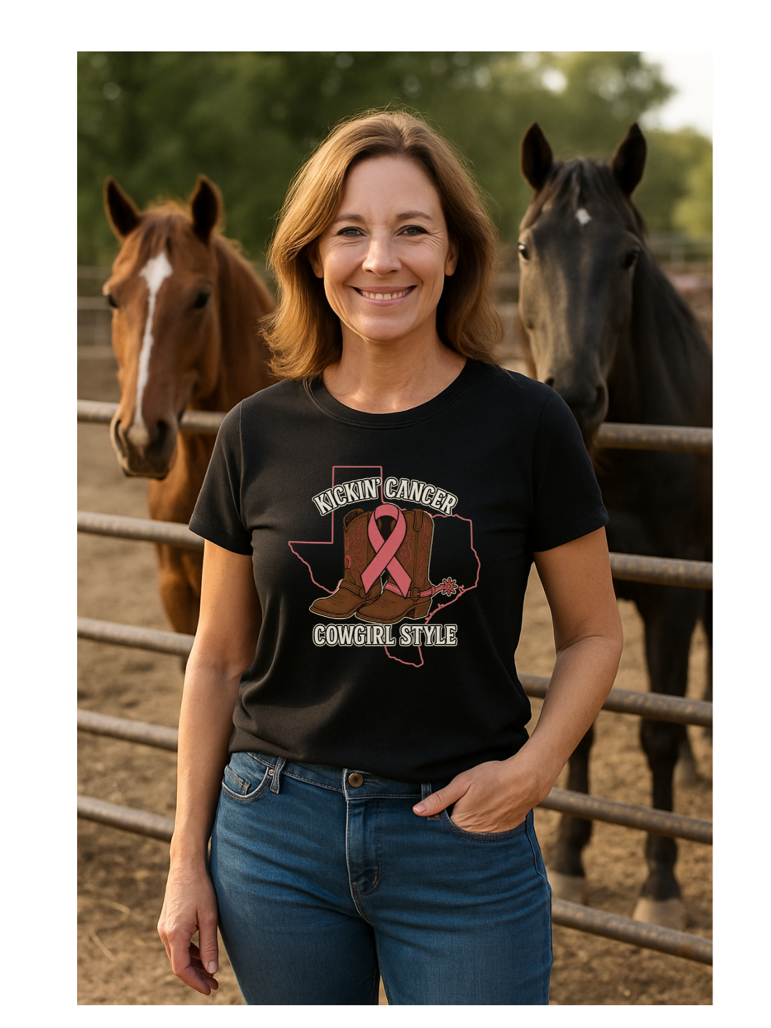 Texas Breast Cancer Awareness T-Shirt