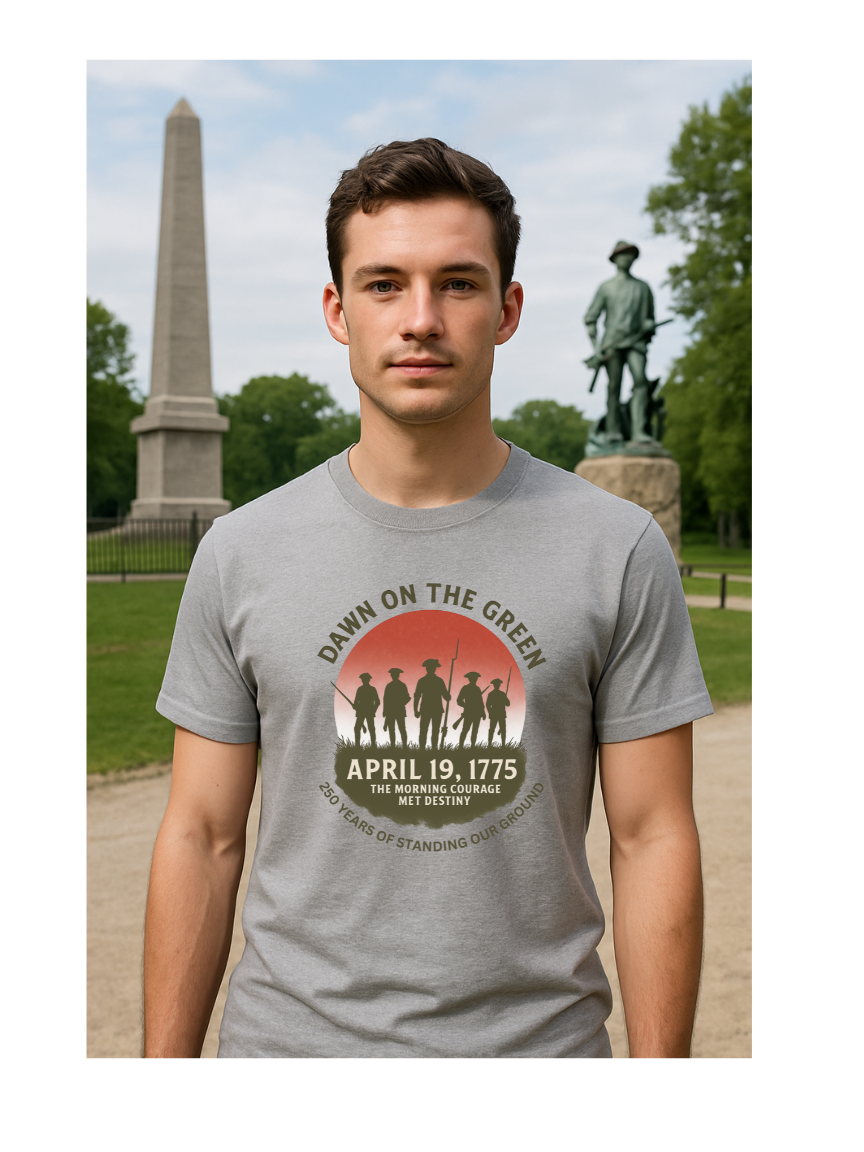 Lexington and Concord America 250th Anniversary T-Shirt