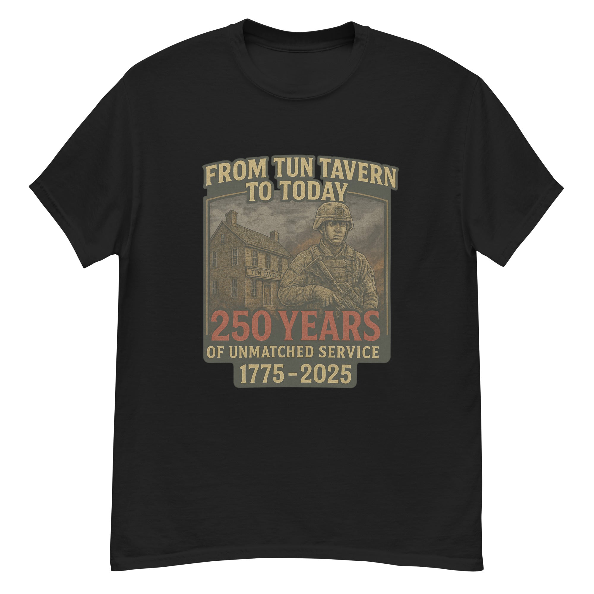 Marines 250th Anniversary T-Shirt from Tun Tavern to Today