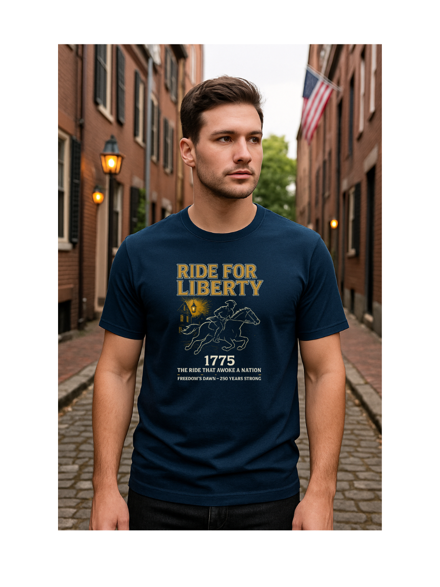 Paul Revere Ride For Liberty America 250th Anniversary Shirt