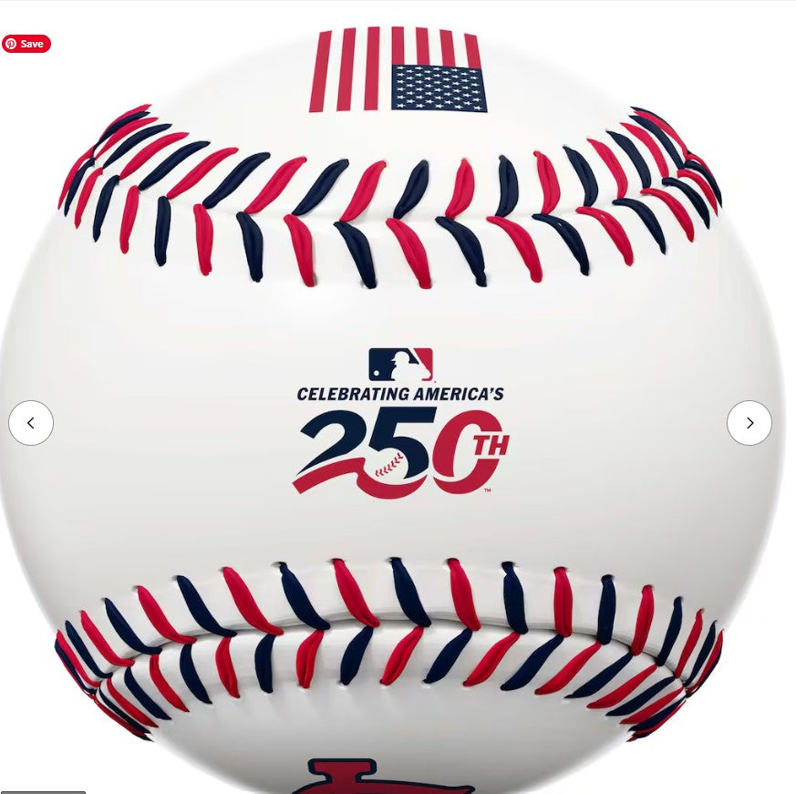 St. Louis Cardinals America 250 Baseball With American Flag