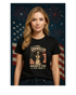 America 250 T-Shirt With King Charles Spaniel 
