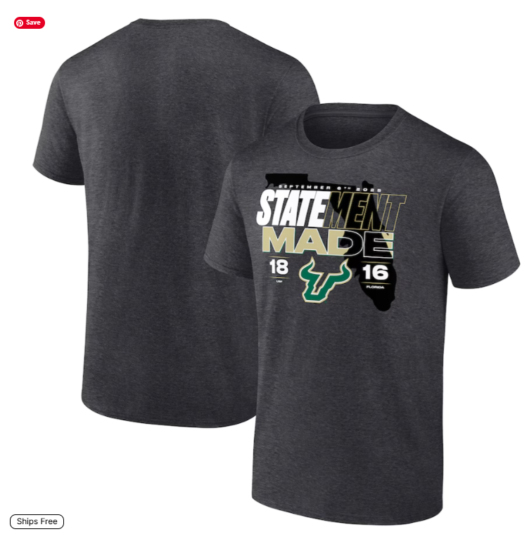 South Florida Beats Florida Gators Score T-Shirt