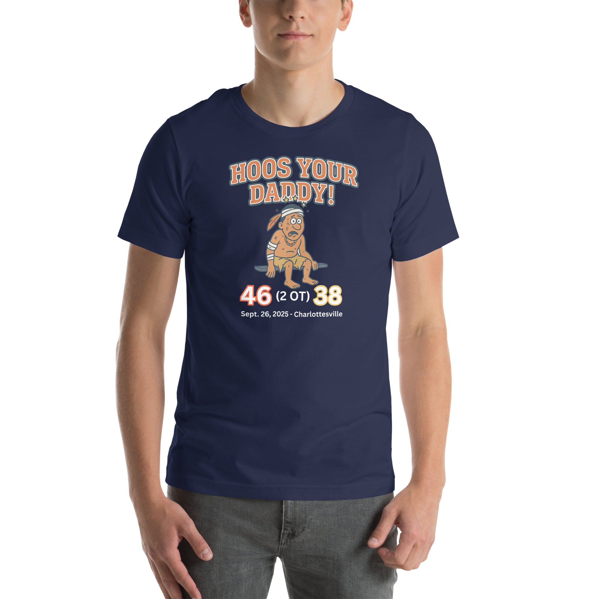 This shirt celebrates Virginia's double-overtime win over FSU in 2025