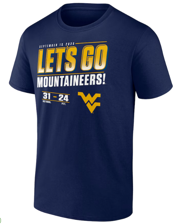 West Virginia Beat Pitt 2025 Score Shirt