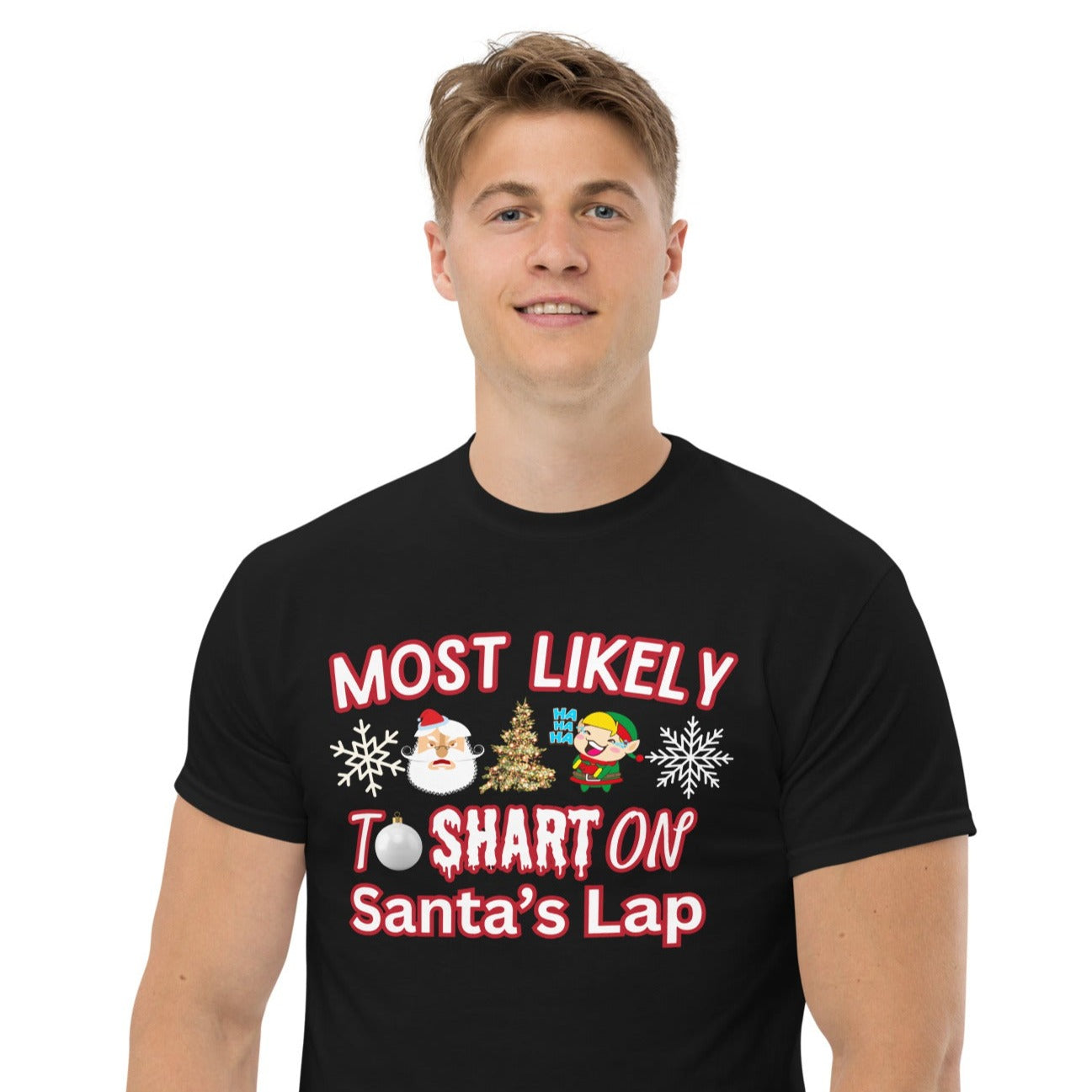 Most Likely To Shart on Santa's Lap T-Shirt