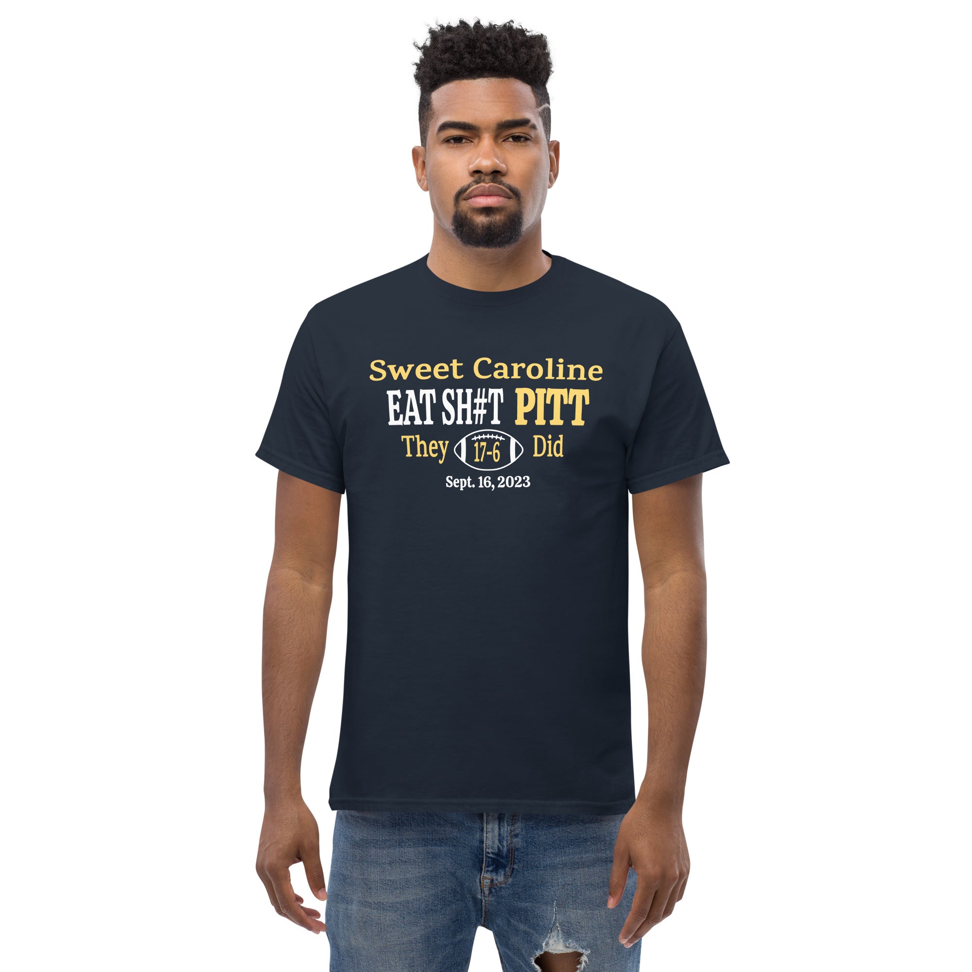 West Virginia Football Fans Eat Shit Pitt Score T-Shirt