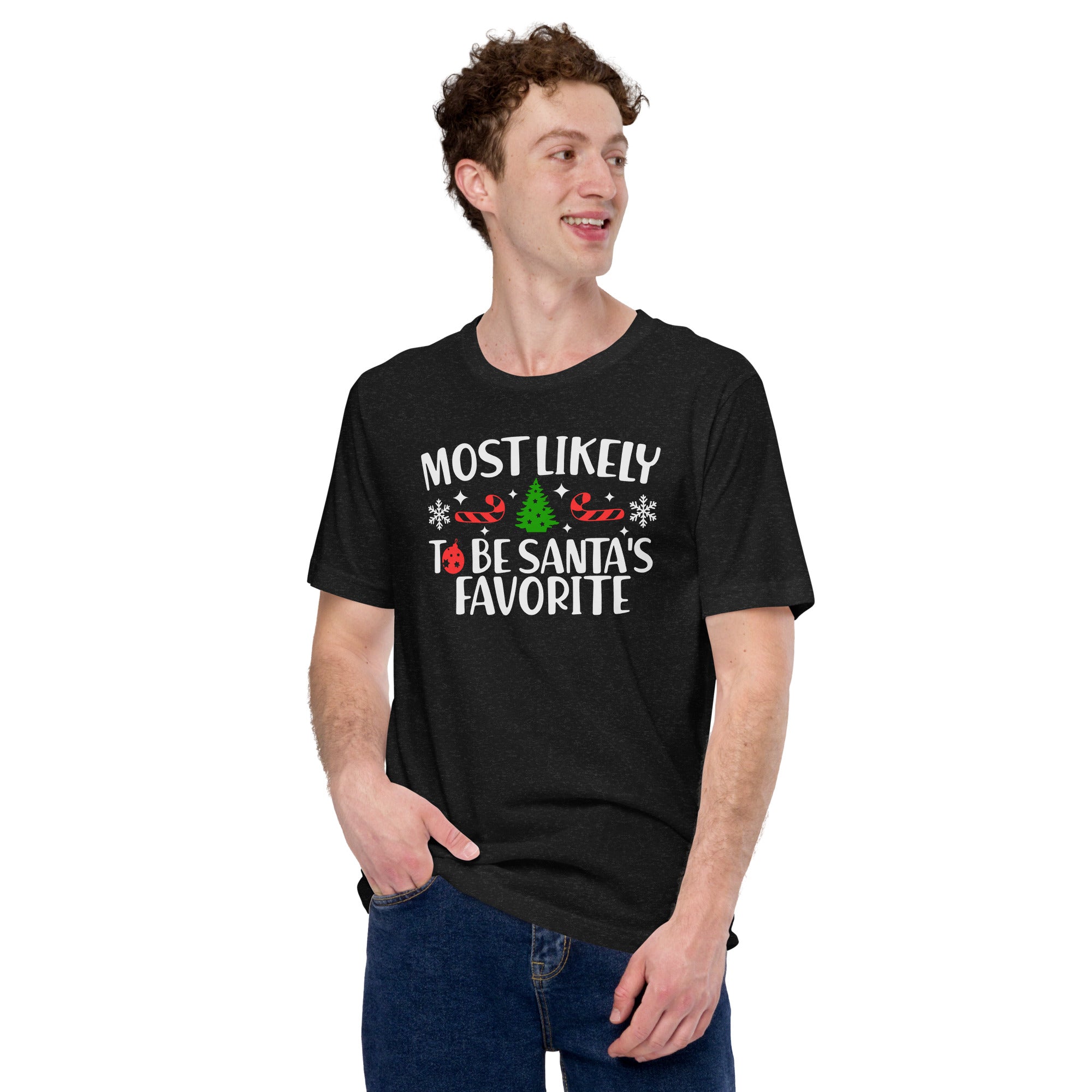Most Likely To Be Santa's Favorite Christmas T-Shirt