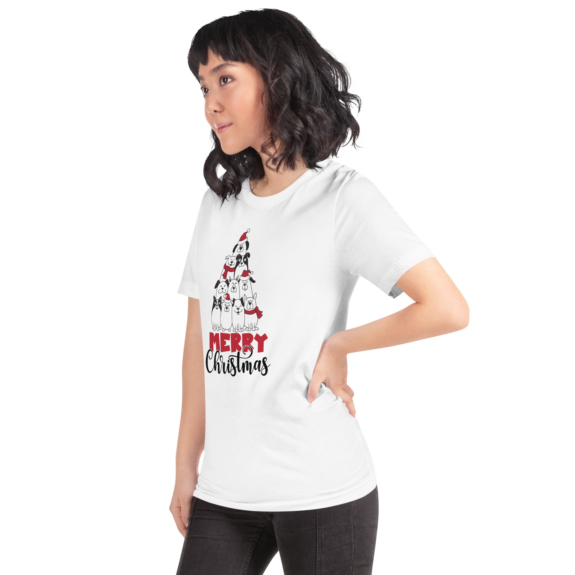Dog Christmas Tree T-Shirt For Humans