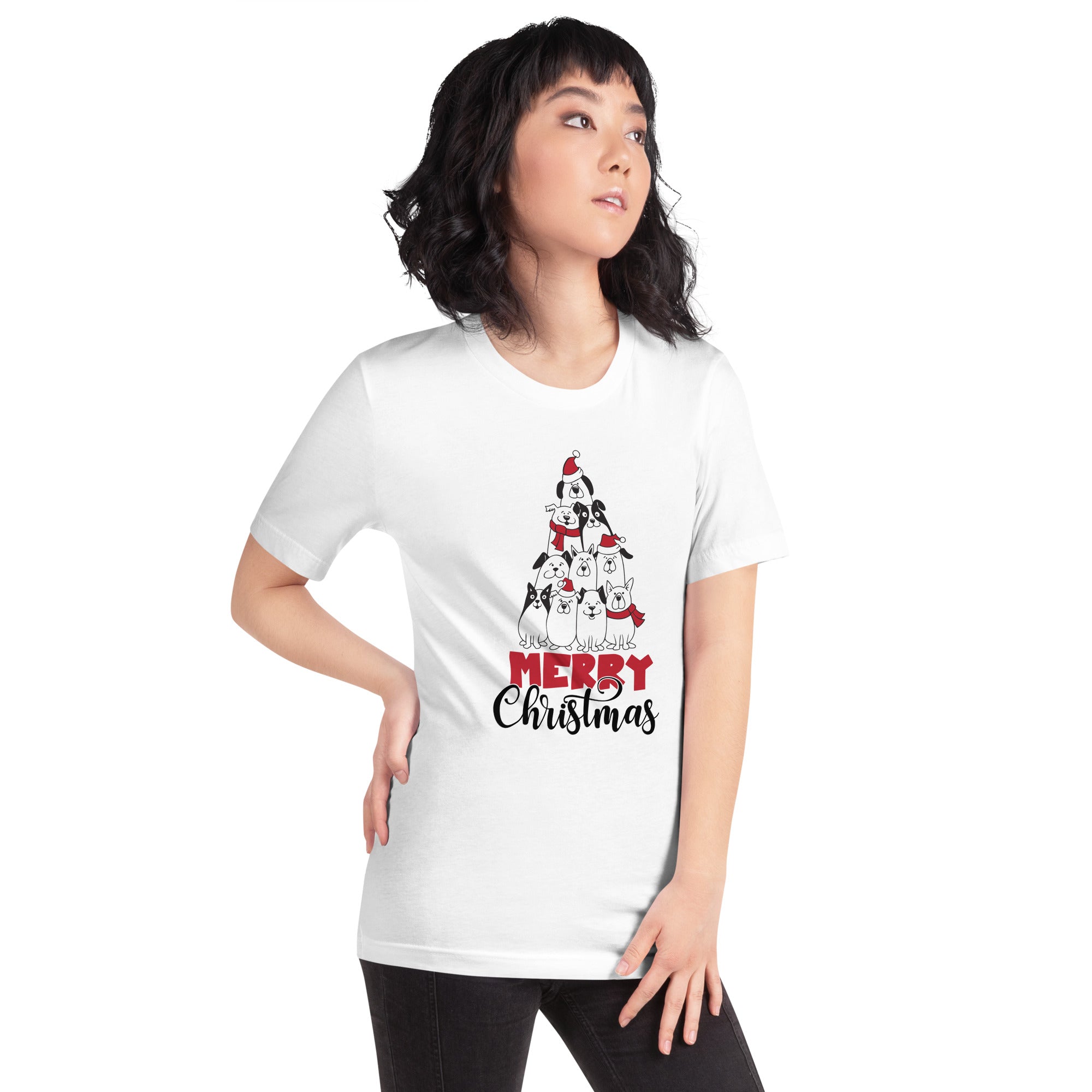 Dog Christmas Tree T-Shirt For Humans