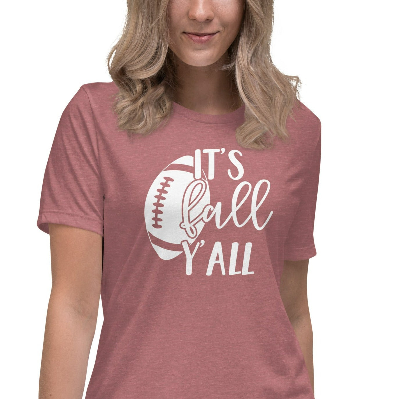 Women's Football, Fall and Y'all T-Shirt