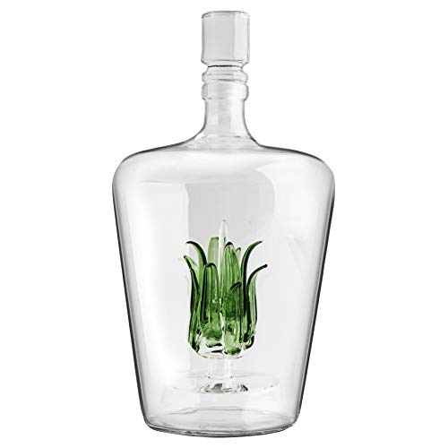 Tequila Decanter Tequila Glasses Set with Agave Decanter and 6 Sipping Shot Glasses