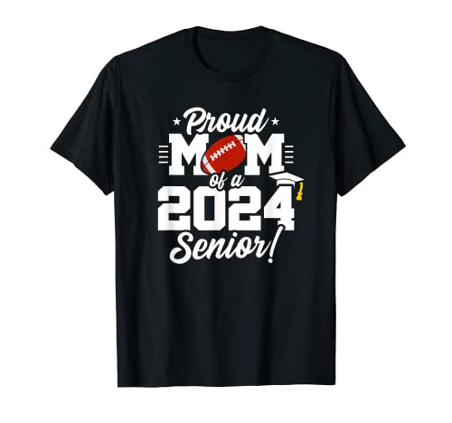 Proud 2024 Football Mom Shirt