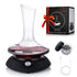 Crystal Wine Decanter Set With Electric Shaker and Automatic Rotation