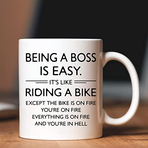 Funny Coffee Mug For Boss That is a Great Gift For a Birthday Or Boss' Day