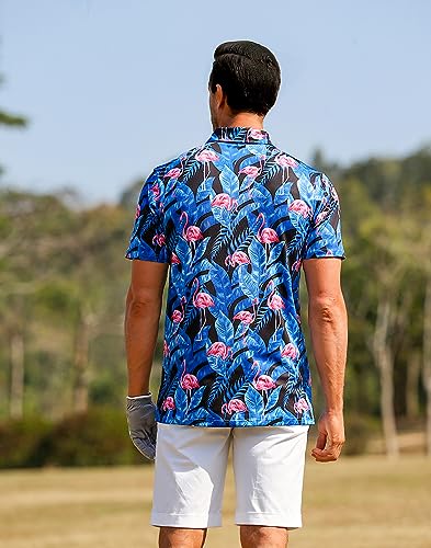 Men's Hawaiian Golf Polo Shirts From APTRO